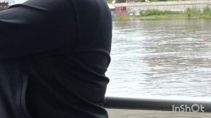 Прогулка по Енисею, на электроходе Водоход