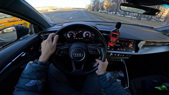 2021 Audi A3 / Ауди А3 35 TFSI 1.4 Турбо автомат 150 л.с. | Тест драйв от первого лица | Шумомер