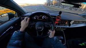 2021 Audi A3 / Ауди А3 35 TFSI 1.4 Турбо автомат 150 л.с. | Тест драйв от первого лица | Шумомер