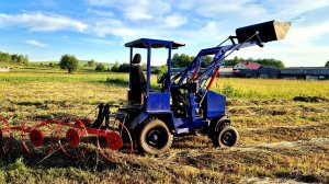 Минитрактор классика 4х4 21лс с КУН (Минитрактор- погрузчик)