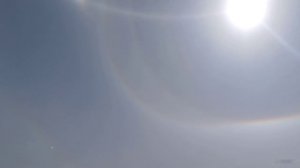 Солнечное гало в авгусе 2025 г п. Новый