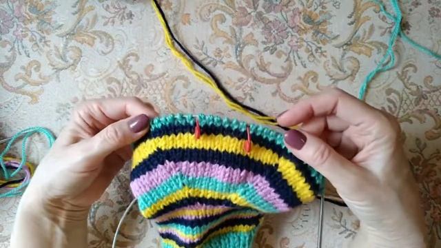 Носки спицами,как вязать пятку стронг МК.