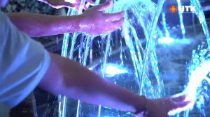 В Элисте заработал фонтан «Три лотоса»