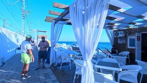 Сочи. Лазаревское. Санаторий ″Бирюза″. Уходим с пляжа. 2025