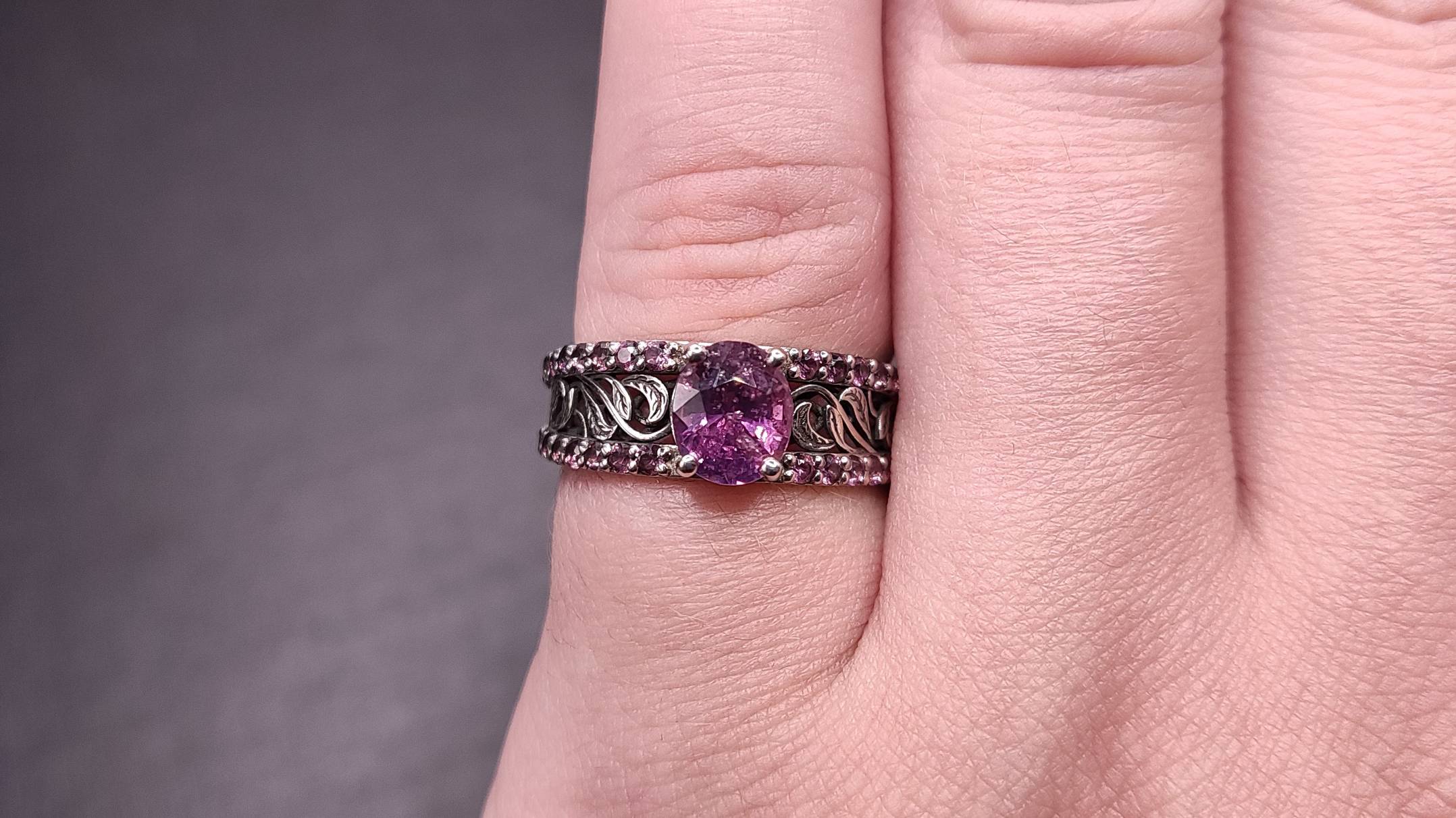 Кольцо с камнем Сапфир 1.64 ct. Танзания