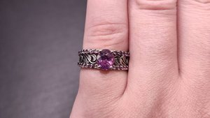 Кольцо с камнем Сапфир 1.64 ct. Танзания