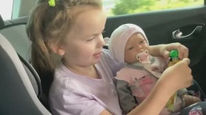 В машине с реборн😍 Алиса едет в Волгоград