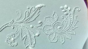 Вышивка белым по белому