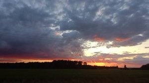 Шикарный солнечный закат