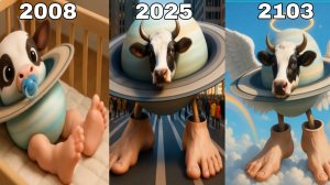 Эволюция La Vaca Saturno Saturnita/ Итальянское brainrot животное