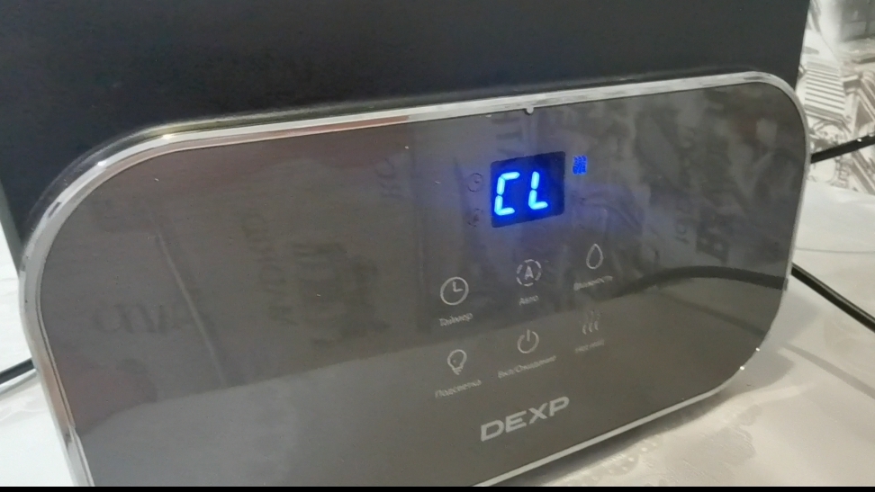 Увлажнитель воздуха DEXP! Плохо идёт пар и ошибка CL смотреть онлайн