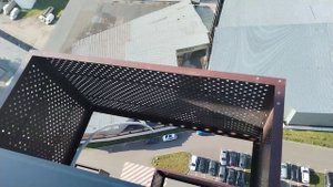 Вид с 26 этажа. Москва. ЖК Полярная 25.