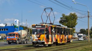 Трамвай Tatra T6B5SU-3160. Покатушки по Барнаулу.