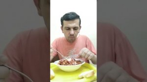 Обжор мукбанг яичница с жареными помидорами очень вкусно и полезно