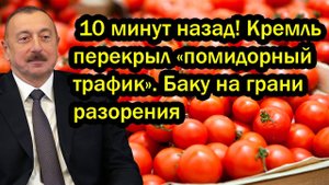 Кремль перекрыл «помидорный трафик». Баку на грани разорения