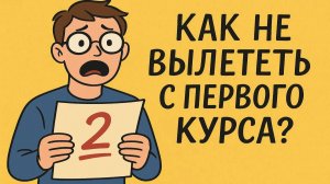 КАК НЕ ВЫЛЕТЕТЬ С ПЕРВОГО КУРСА? ПОСТУПИ В ВУЗ 2025