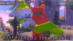 MONSTER SCHOOL VIDEO by witherking18 - Boyfriend To The Rescue! (Zombie x Skeleton)