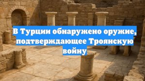 В Турции обнаружено оружие, подтверждающее Троянскую войну