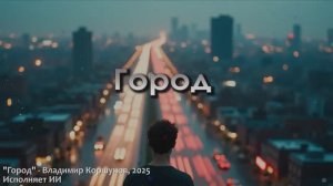 "Город". Премьера песни