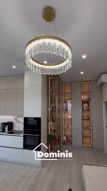 Кухня и ТВ тумба в ЖК Amber Club от Dominis Mebel!