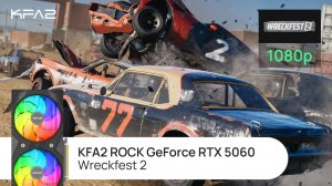 Тест видеокарты KFA2 ROCK GeForce RTX 5060 | Wreckfest 2 | 1080p (Full HD) разрешение