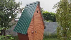 Мой дачный туалет не просто туалет, но и место для хранения