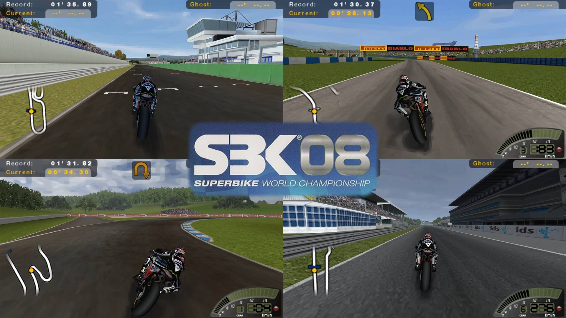 SBK-08: Superbike World Championship (PSP) - Все Гоночные Трассы