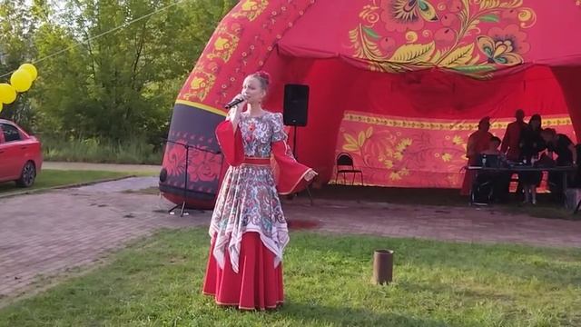 Там где родился-М.Артемова,выступление на празднике в пос.Нагорный смотреть онлайн