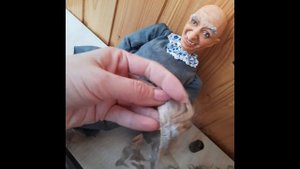 Мастер класс. Урок 11. Брови и волосы бабы Яги