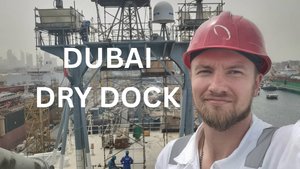 Ремонт танкера газовоза в Дубае. Dubai dry dock, gas tanker.
