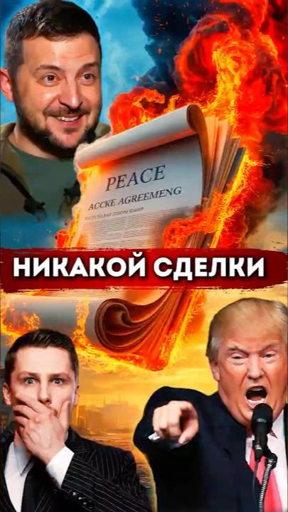 Зеленский пытается сорвать сделку Путина и Трампа. Раздел территорий Украины. Условия мира смотреть онлайн