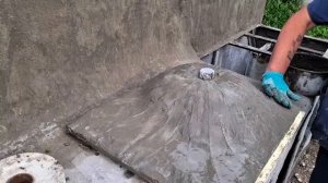 ч.5 Летняя кухня из утеплителя и бетона