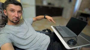 Обзор складной столик для ноутбука в кровать 👍 Купить раскладной стол трансформер распаковка