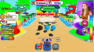 Ностя - ПРОЛЕЗЛА по САМОЙ ВЫСОКОЙ ЛЕСТНИЦЕ в ROBLOX ! 😱