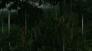 Звуки дождя. Дождь. Сильный дождь без грома