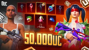 🤑50.000 UC! ЭТО ЛУЧШАЯ ПРОКАЧКА АККАУНТА PUBG MOBILE! ЗАБРАЛ ВСЕ СКИНЫ В ПУБГ МОБАЙЛ!