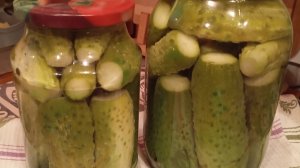 Рубрика заготовки на зиму: "Маринованные огурчики"!😋👍
