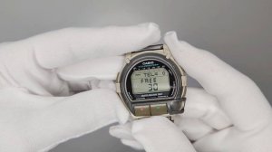 Обзор оригинальных винтажных наручных японских кварцевых часов CASIO Easy REC модель DB-V300