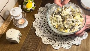 Рецепт салата с майонезем и огурцами