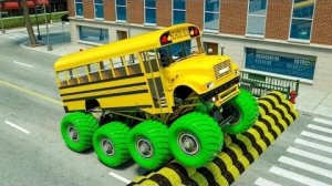 Гигантский КАМАЗ преодолевает гигантскую яму с автомобилями 🚒🚔 / Эль-Баден не дает машинам проехат