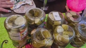 Огурцы маринованные,  для хранения в тепле.