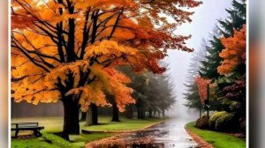 Грустит осенняя листва -  Лариса Гордьера