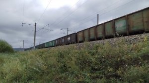 Грузовые и пассажирские поезда на перегоне Архара-Облучье / Часть 4