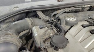 Ищем и устраняем подсос воздуха дымогенератором на Vw Touareg GP 3.2