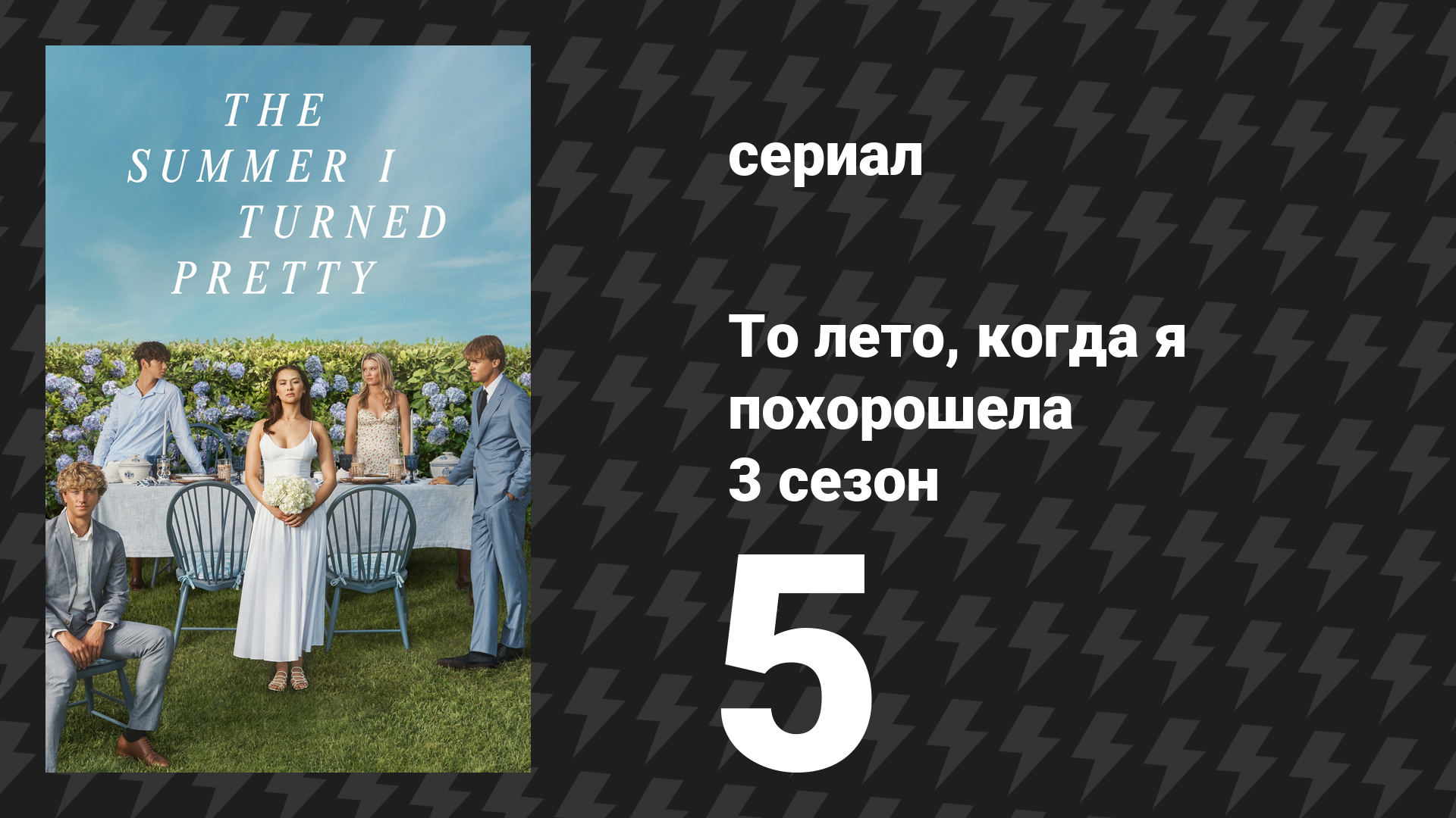 То лето, когда я похорошела 3 сезон 5 серия «Последний танец» (сериал, 2025)