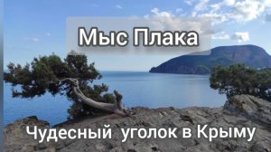 Мыс Плака - живописный уголок ЮБК