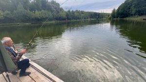 Вечер.Поимка Осетра