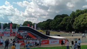 отдых в парке культуры город Москва.