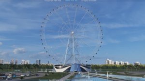Panoramic PAXWHEEL 150 meters | Колесо обозрения 150 метров | Иллюминация v2 | 4K | www.pax.ru