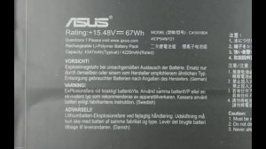 Как заменить аккумулятор для ноутбука Asus zenbook ux425e Original quality